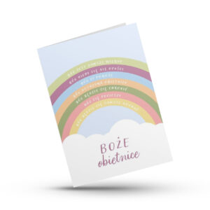 A Kartka składana – Boże obietnice – tęcza