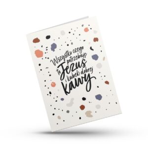 A Kartka składana – Jezus i kawa