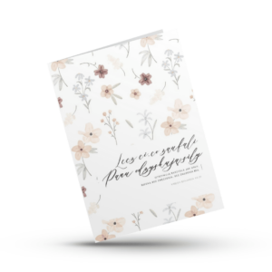 A Kartka składana – Lecz Ci co zaufali – kwiaty