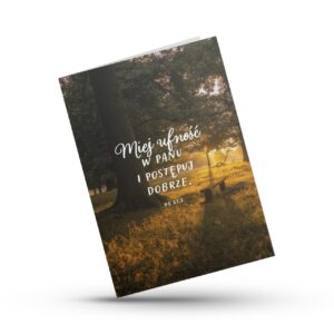 A Kartka składana – Miej ufnosć w Panu – drzewo