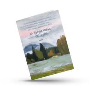 A Kartka składana – On jedynie skałą – pastele