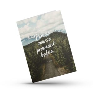 A Kartka składana – Pan Cię zawsze – las