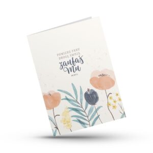 A Kartka składana – Powierz Panu drogę – kwiat