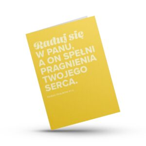 A Kartka składana – Raduj się w Panu