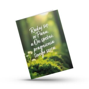 A Kartka składana – Raduj się w Panu – las