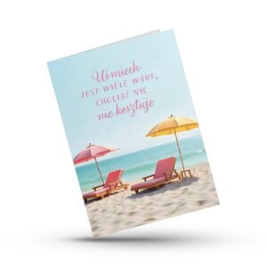 A Kartka składana – Uśmiech jest wiele wart