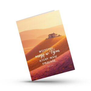 A Kartka składana - Wszystko mogę w Tym - domek A Kartka składana – Wszystko mogę w Tym – domek