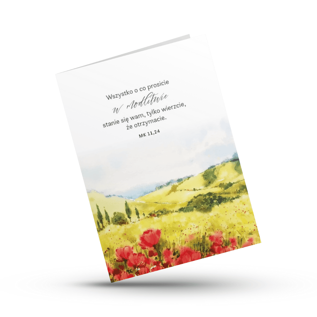 A Kartka składana – Wszystko o co prosicie – maki A Kartka składana – Wszystko o co prosicie – maki