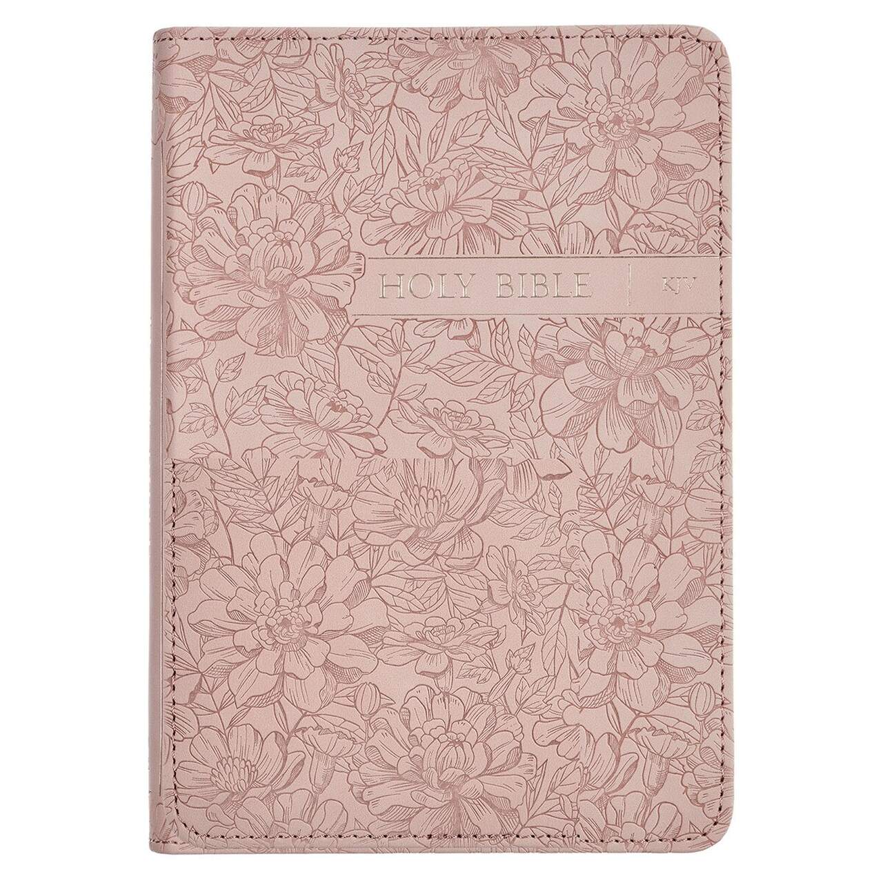 KJV Bible - Blush Pink Floral Faux Leather KJV Bible – Blush Pink Floral Faux Leather