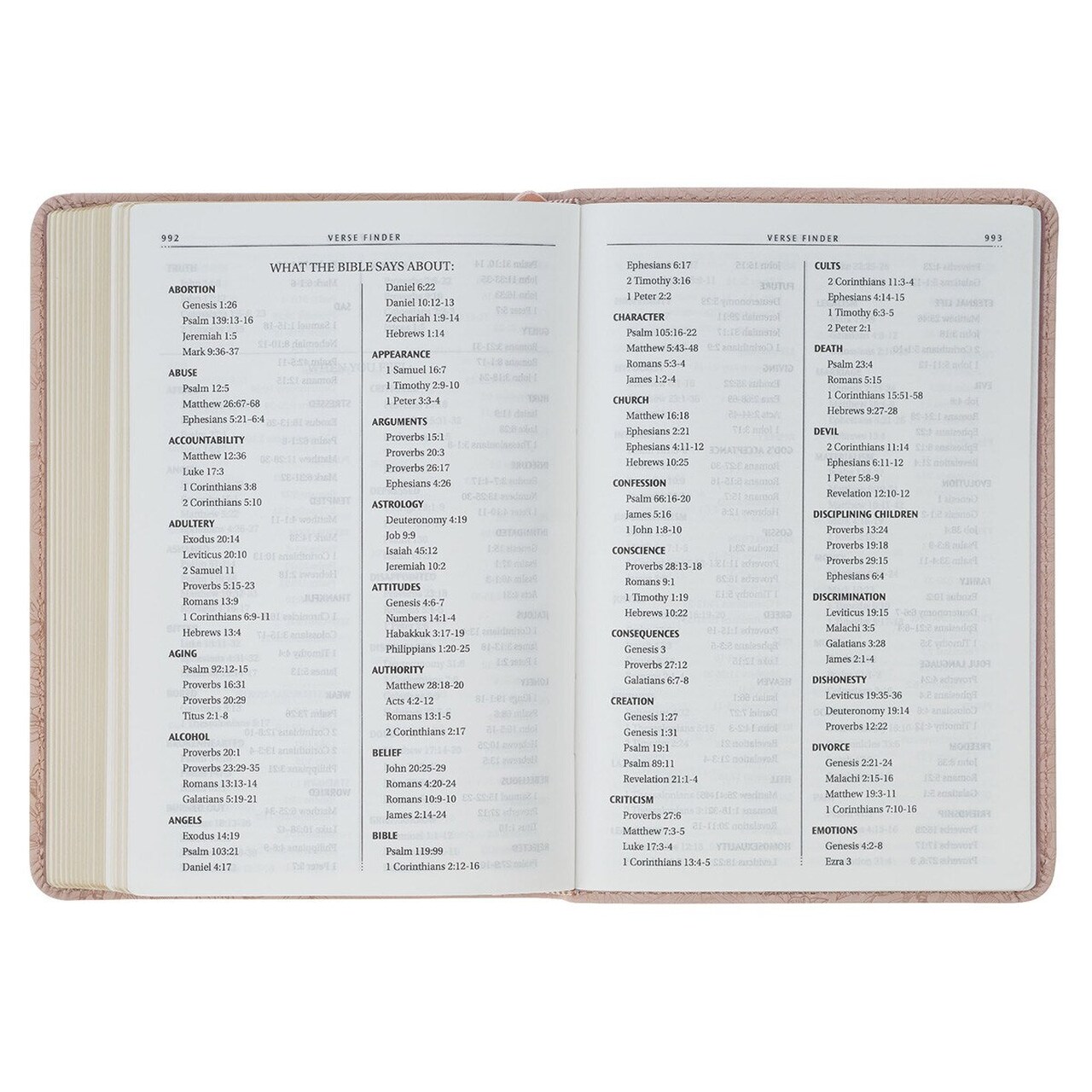 KJV Bible - Blush Pink Floral Faux Leather KJV Bible – Blush Pink Floral Faux Leather