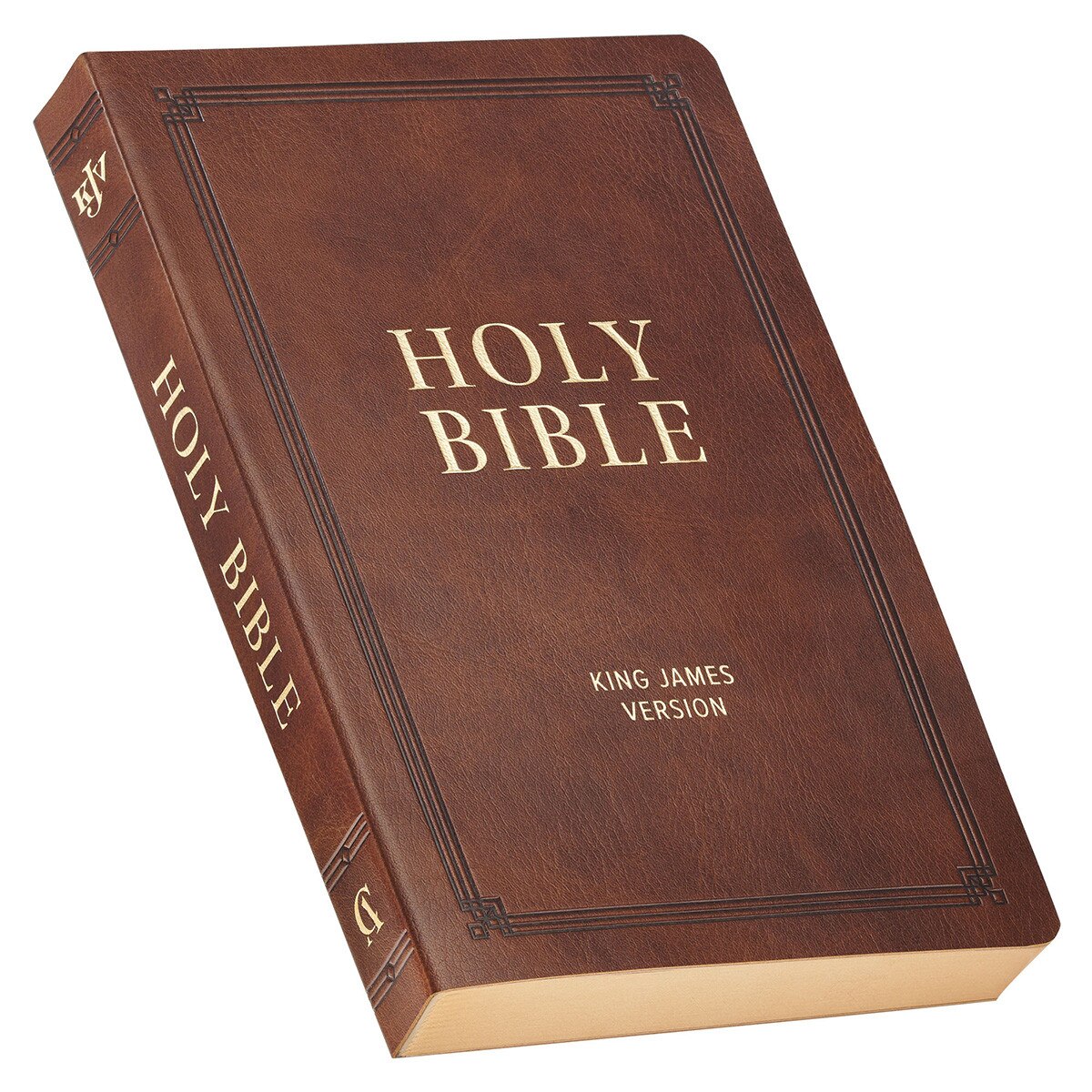 KJV Bible - Chestnut Brown Faux Leather KJV Bible – Chestnut Brown Faux Leather