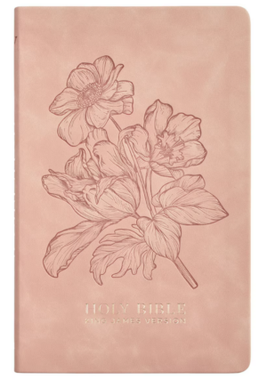 KJV Bible - Dusty Pink Floral Faux Leather KJV Bible – Dusty Pink Floral Faux Leather