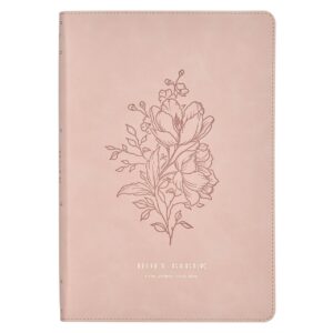 KJV Bible - Pink Floral Faux Leather Large Print KJV Bible – Pink Floral Faux Leather Large Print