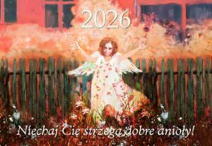 Kalendarz trójdzielny 2026 – Anioły