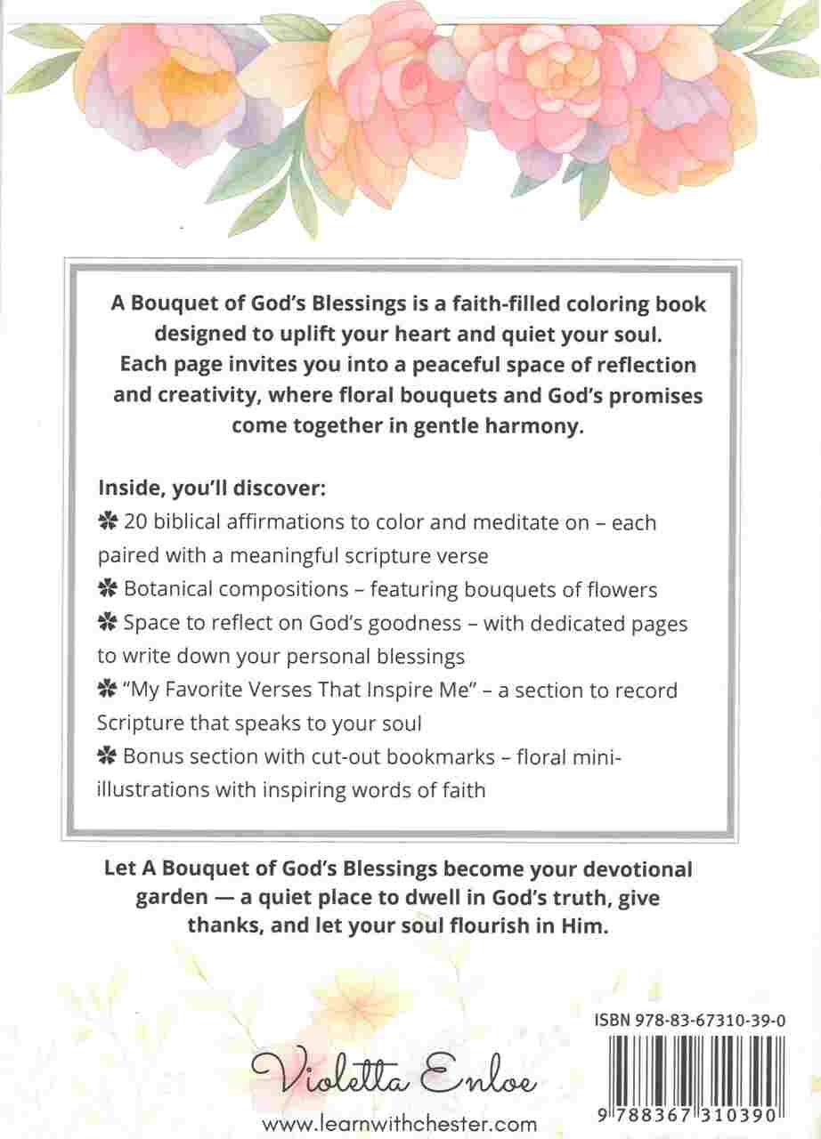 Kolorowanka – bukiet Bożych Błogosławieństw – Ang Kolorowanka – bukiet Bożych Błogosławieństw – Ang