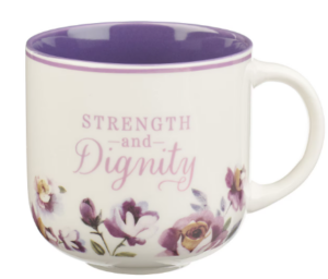 Kubek ceramiczny – Strength and Dignity Purple