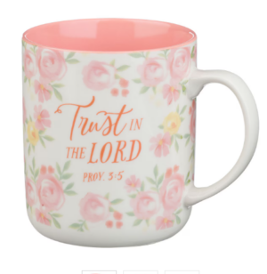 Kubek ceramiczny – Trust in the Lord Pink Rose