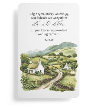 Magnes na lodówkę - Bóg współdziała - pejzaż Magnes na lodówkę – Bóg współdziała – pejzaż