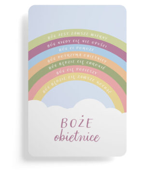 Magnes na lodówkę – Boże obietnice – tęcza