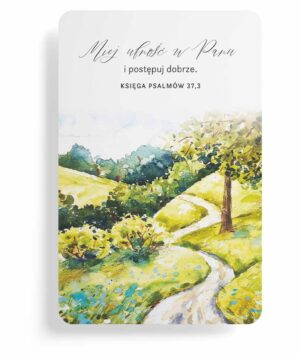 Magnes na lodówkę - Miej ufność w Panu - pejzaż Magnes na lodówkę – Miej ufność w Panu – pejzaż