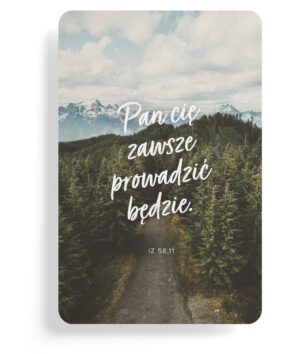 Magnes na lodówkę – Pan Cię zawsze – las