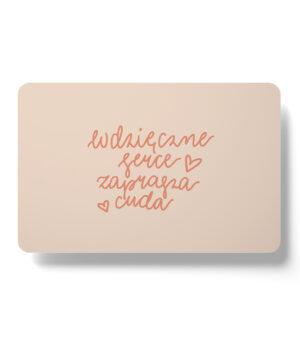 Magnes na lodówkę – Wdzięczne serce