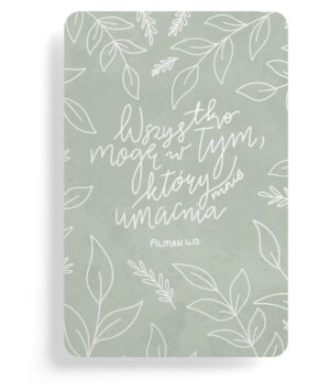 Magnes na lodówkę – Wszystko mogę w Tym – szałwia