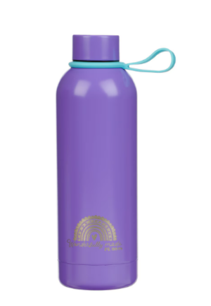 Metalowa butelka z naklejkami – Wonderfully Made