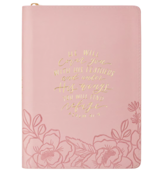 Notatnik na zamek – Under His Wings Pink