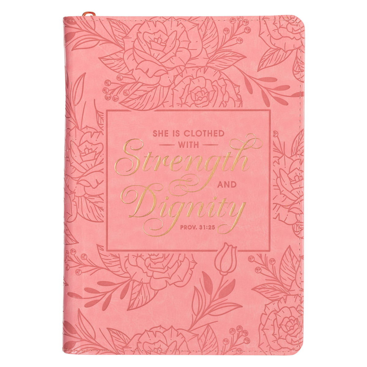 Notatnik skórzany z zamkiem – Strength – Pink Notatnik skórzany z zamkiem – Strength – Pink