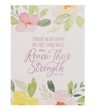 Notatnik – Renew Their Strength Yellow