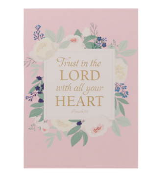 Notatnik – Trust in the Lord Pink