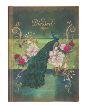 Notatnik – twarda oprawa – Blessed Blue Peacock