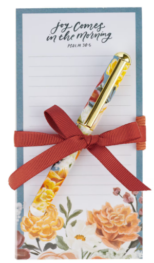 Notes z magnesem z długopisem – Joy Comes