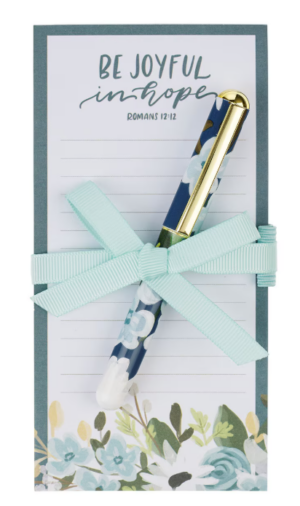 Notes z magnesem z długopisem – Joyful