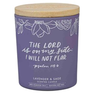 Świeca – I Will Not Fear Lavender and Sage