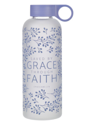 Szklana butelka – Saved by Grace Lilac