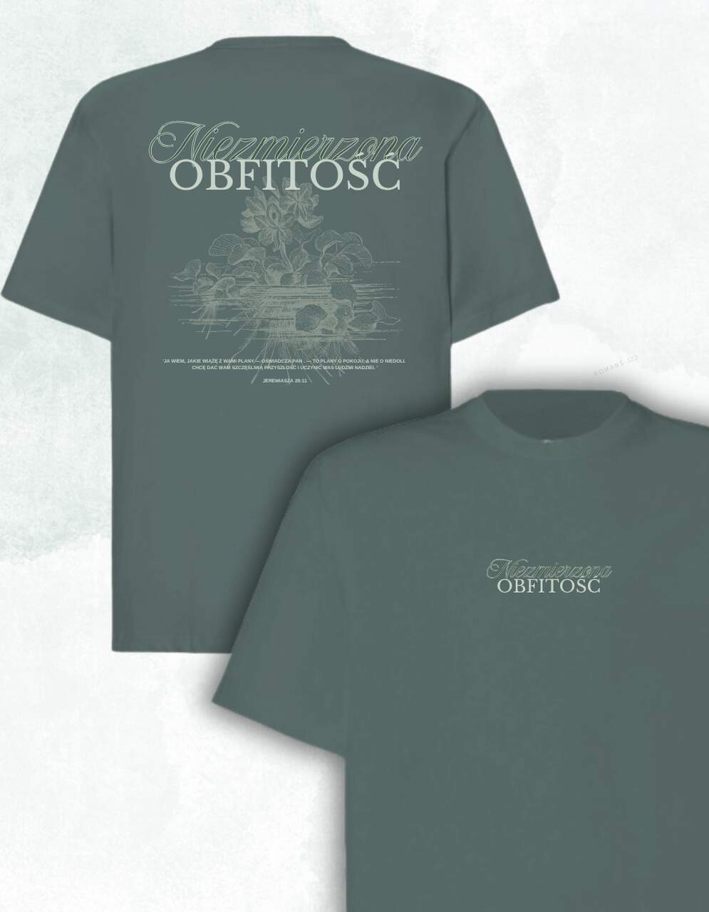 T-Shirt Oversize – Niezmierzona obfitość – roz M T-Shirt Oversize – Niezmierzona obfitość – roz M