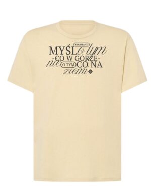 T-Shirt Regular unisex – Myśl o tym – roz XL