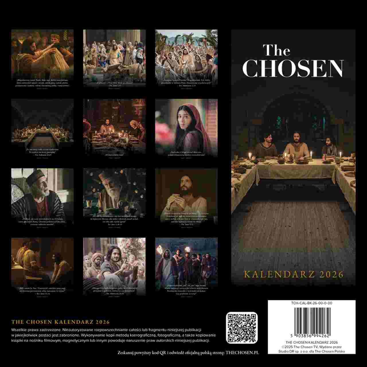 THE CHOSEN – Kalendarz ścienny na rok 2026 THE CHOSEN – Kalendarz ścienny na rok 2026