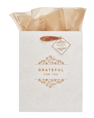 Torba prezentowa – Grateful For You White