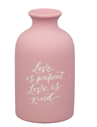 Wazon – Love is Patient Pink Wazon – Love is Patient Pink