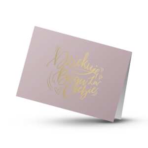 A Kartka składana - Dziękuję Bogu za Ciebie A Kartka składana – Dziękuję Bogu za Ciebie