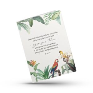 A Kartka składana – Jestem bowiem świadom zamiarów