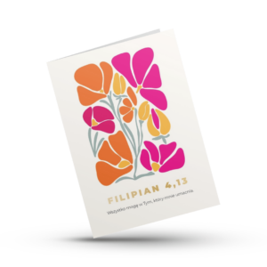 A Kartka składana – Wszystko mogę w Tym – modern