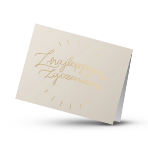 A Kartka składana – Z najlepszymi życzeniami
