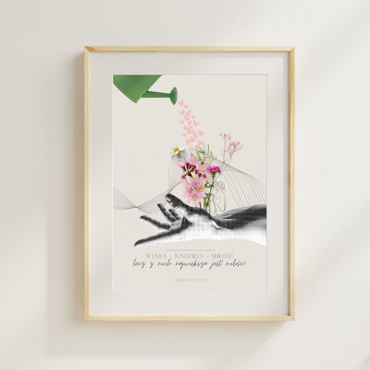 Plakat misja – Wiara Nadzieja Miłość Plakat misja – Wiara Nadzieja Miłość