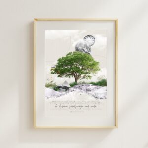 Plakat misja – Zasadzone drzewo