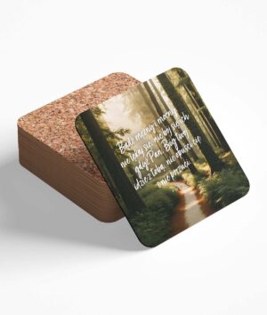 Podstawka korkowa – Bądź mężny – droga