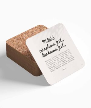 Podstawka korkowa – Hymn o miłości